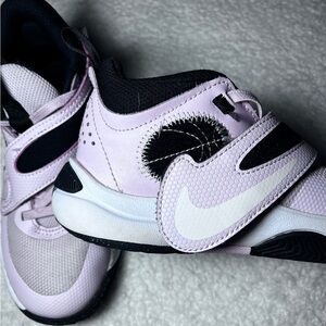 Nike Kids Pink and Black Sneakers
